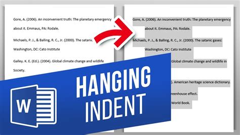 How to Do a Hanging Indent in Word How to Format a Bibliography in APA