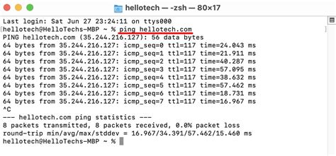 How to Do a Ping Test on a Mac Computer - HelloTech How