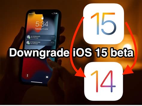 How to Downgrade From iOS 15 to iOS 14