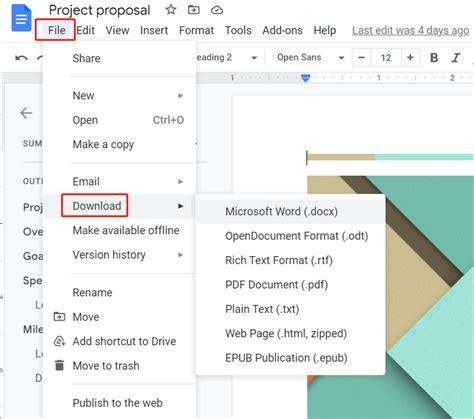 How to Download an Image From Google Docs