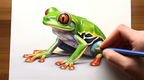 How to Draw A Realistic Frog YouTube
