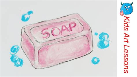 How to Draw A Soap Easily Step by Step in Oil Pastel YouTube