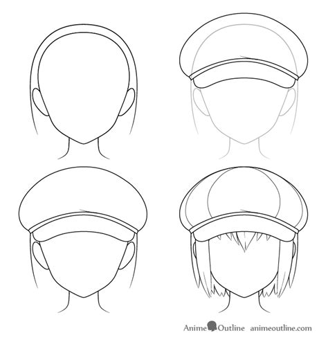 How to Draw Anime Hats Easy Step by Step Tutorial