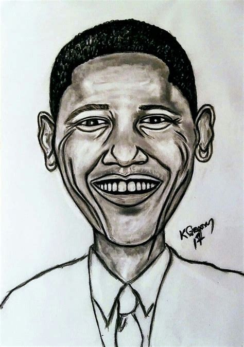 How to Draw Barack Obama - DrawingNow