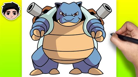 How to Draw Blastoise Pokémon Really Easy Drawing Tutorial