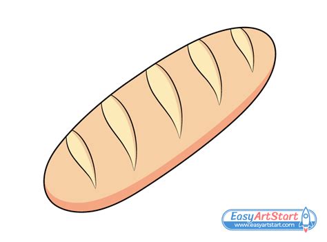 How to Draw Bread Really Easy Drawing Tutorial Easy drawings