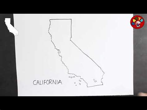 How to Draw California Map YouTube