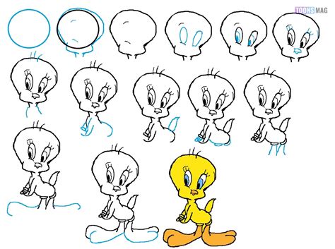 How to Draw Cartoon Characters Step by Step step by step drawing
