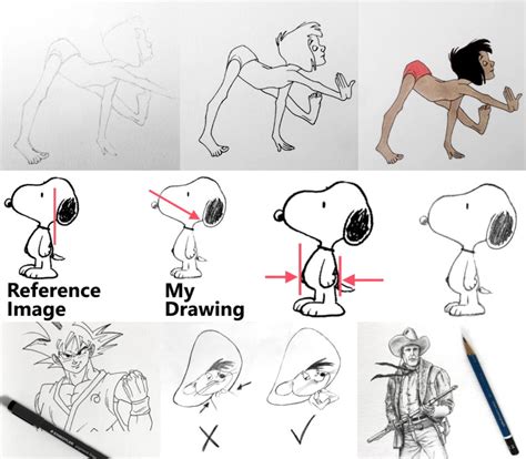 How to Draw Cartoon Characters from Observation - Ran Art …