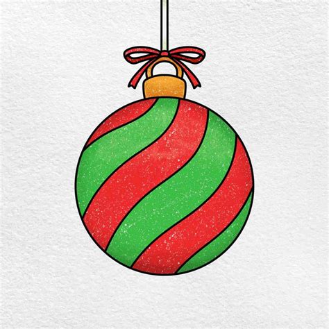 How to Draw Christmas Ornaments Really Easy Drawing Tutorial How to