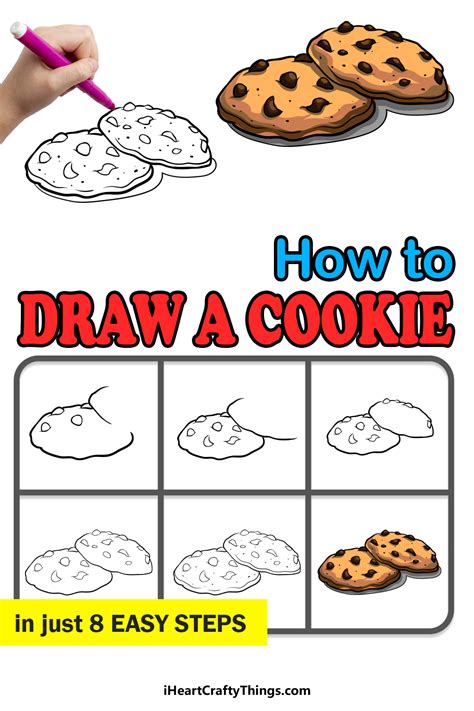 How to Draw Cookies Really Easy Drawing Tutorial