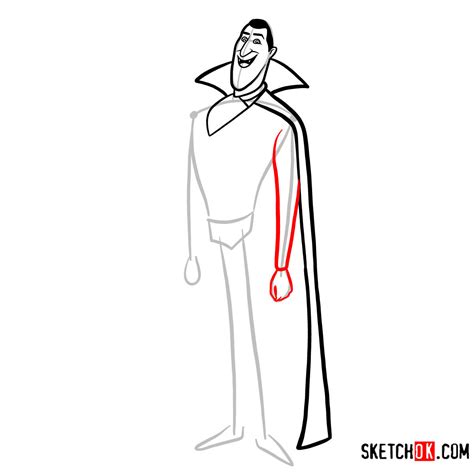 How to Draw Dracula from Hotel Transylvania in Easy Steps