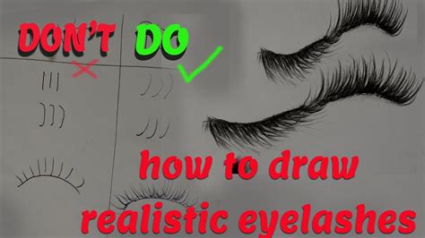 How to Draw Eyelashes│Step by Step Tutorial YouTube