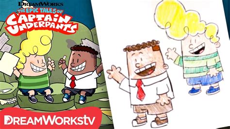 How to Draw GEORGE and HAROLD from CAPTAIN UNDERPANTS!