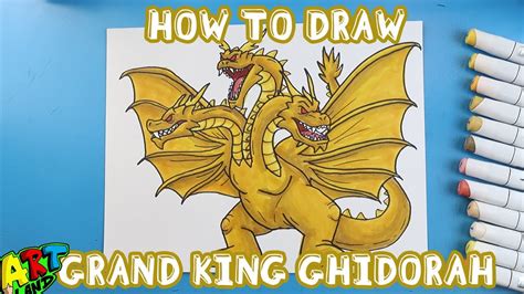 How to Draw GRAND KING GHIDORAH YouTube