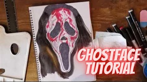 How to Draw Ghostface Step by Step EASY Tutorial Scream 6 YouTube
