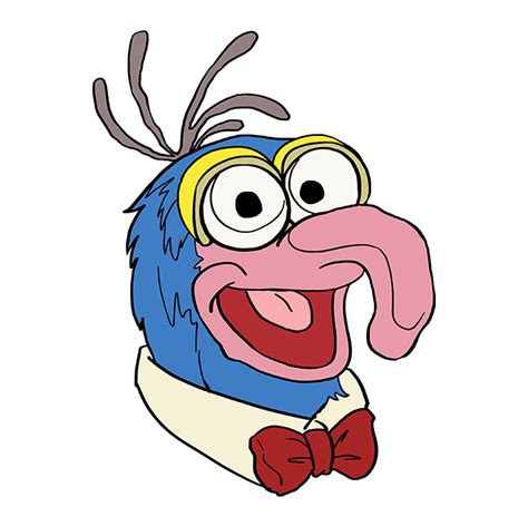 How to Draw Gonzo from the Muppet Show Really Easy Drawing Tutorial