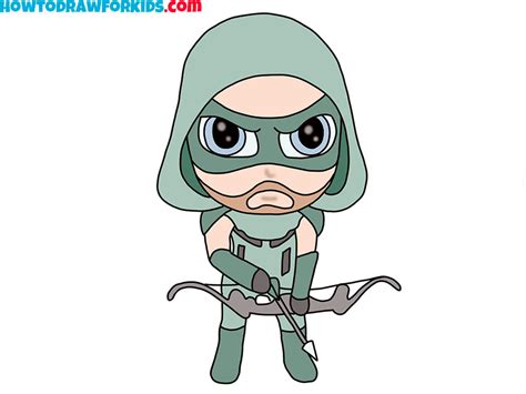 How to Draw Green Arrow Easy Drawing Tutorial For Kids