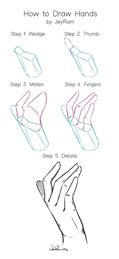 How to Draw Hands Step by Step Improve Drawing