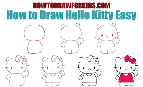 How to Draw Hello Kitty Easy How to Draw for Kids
