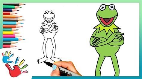 How to Draw Kermit the Frog Really Easy Drawing Tutorial