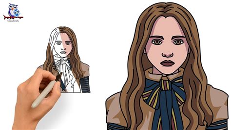 How to Draw M3GAN Doll Step by Step YouTube