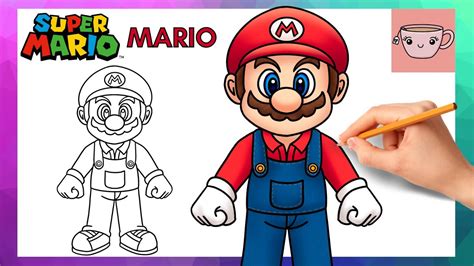 How to Draw MARIO (Super Mario Bros.) Drawing Tutorial Draw it, Too!