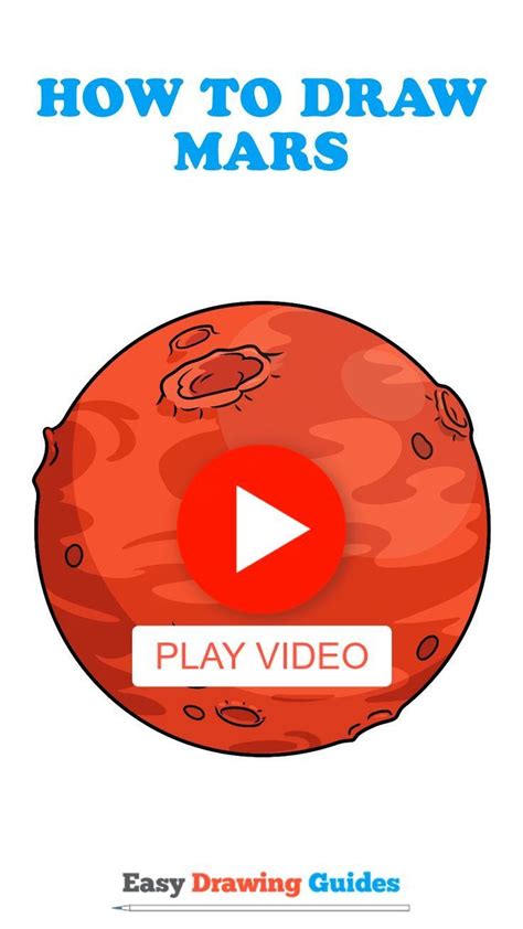 How to Draw Mars Really Easy Drawing Tutorial