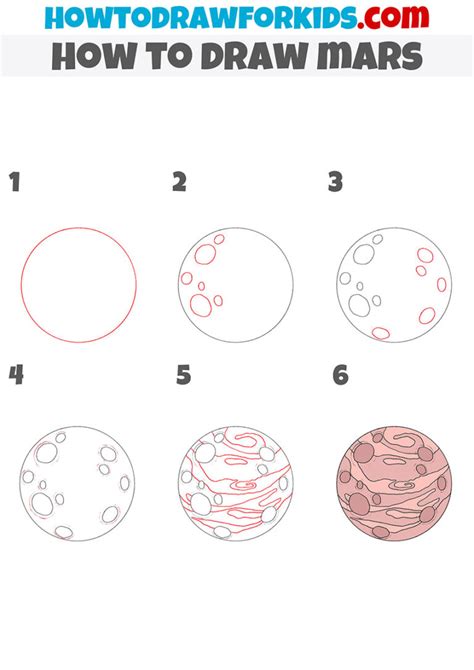 How to Draw Mars Really Easy Drawing Tutorial drawing, Easy
