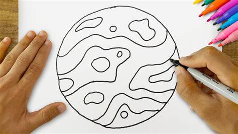 How to Draw Mars Step by Step YouTube