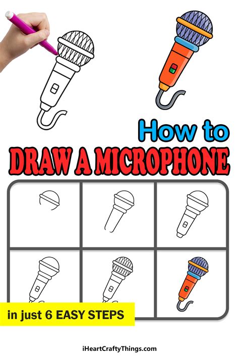 How to Draw Microphone Part 1 Teach Drawing for Kids and Toddlers