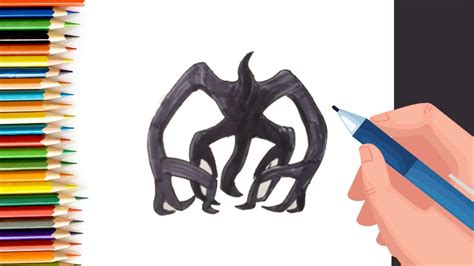 How to Draw Mind Flayer Stranger Things (Art Tutorial)
