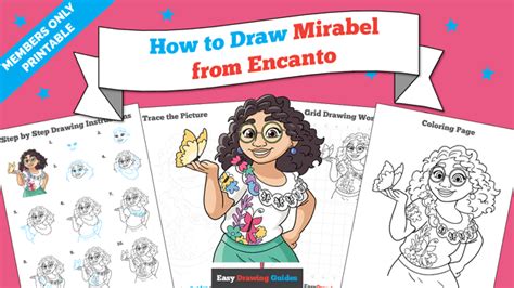 How to Draw Mirabel from Encanto Really Easy Drawing Tutorial