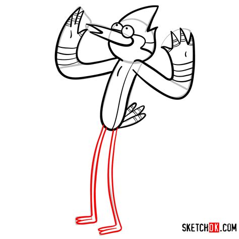 How to Draw Mordecai from Regular Show (Regular Show) Step by Step