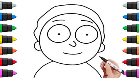 How to Draw Morty from Rick and Morty (Rick and Morty) Step by Step