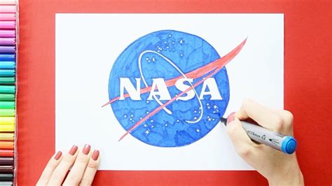 How to Draw NASA Logo YouTube