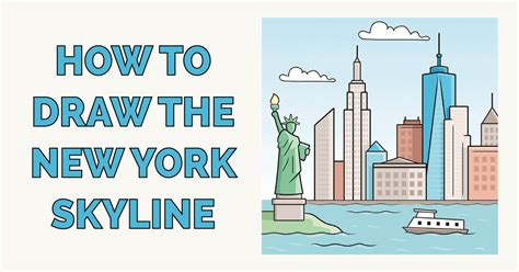 How to Draw New York Easy Drawing Tutorial For Kids