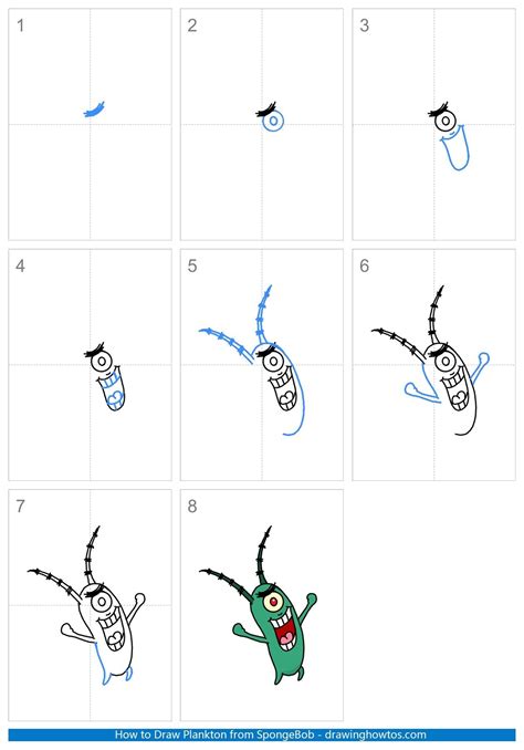 How to Draw PLANKTON (Spongebob Squarepants) Drawing Tutorial Draw it