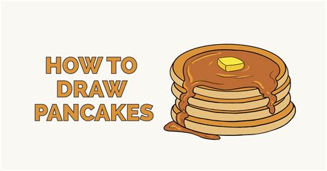 How to Draw Pancakes Really Easy Drawing Tutorial