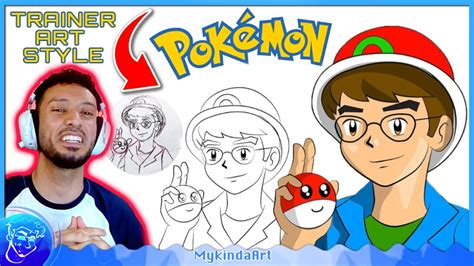 How to Draw Pokemon Style Draw Yourself as a Pokemon Trainer