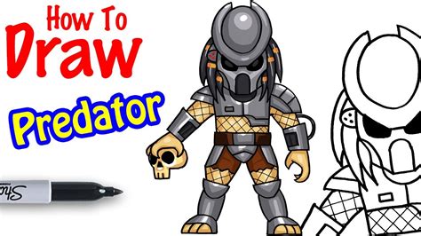 How to Draw Predator Easy Drawing Tutorial For Kids