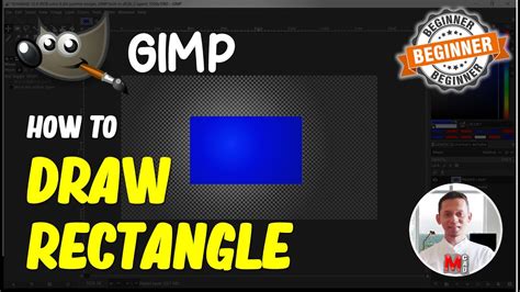 How to Draw Rectangle in GIMP GIMP How