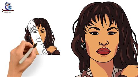 How to Draw Selena Quintanilla Pt.2 Step by Step YouTube