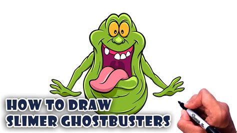 How to Draw Slimer Ghostbusters Step by Step YouTube
