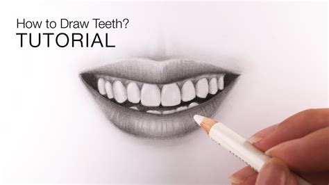 How to Draw Teeth for BEGINNERS EASY Tutorial YouTube