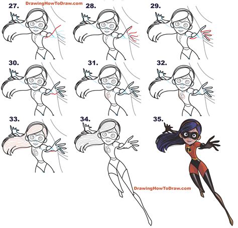 How to Draw Violet from The Incredibles (Part 3 of …