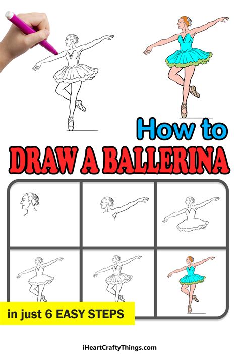 How to Draw a Ballerina Easy Step by Step Metz Accourse