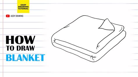 How to Draw a Blanket Easy Drawing Tutorial For Kids