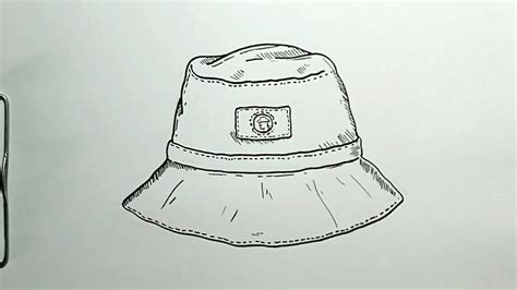 How to Draw a Bucket Hat (Step by Step Drawing Tutorial) YouTube