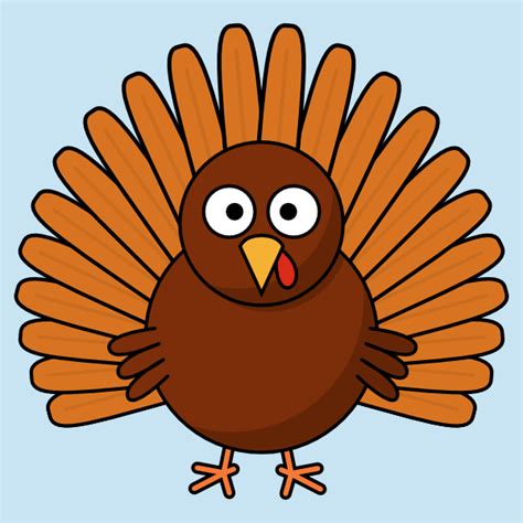 How to Draw a Cartoon Turkey GoInkscape!